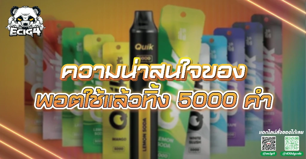 ความน่าสนใจของพอตใช้แล้วทิ้ง 5000 คำ